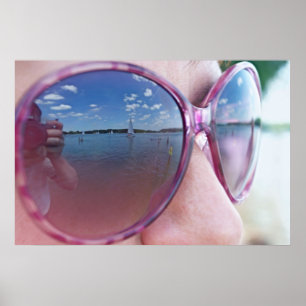 Poster de lunettes de soleil