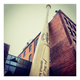 Poster de l'usine Slugger de Louisville