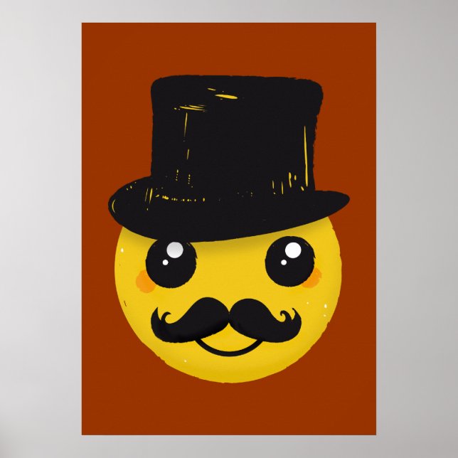Poster de M. Mustache (Devant)