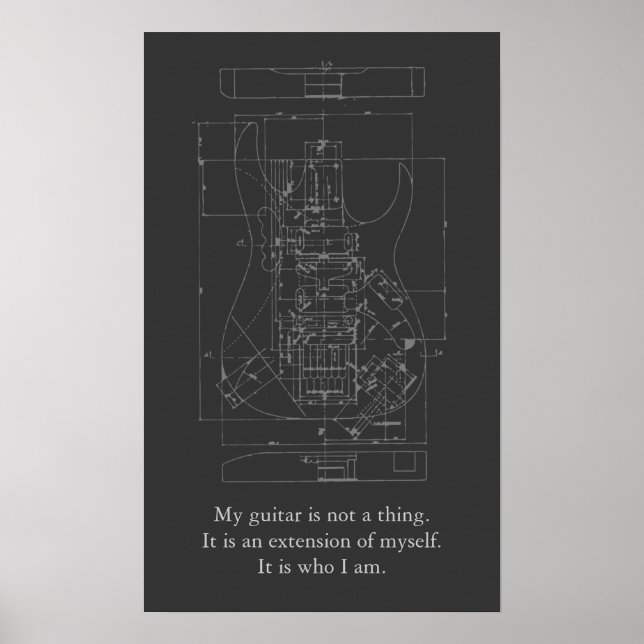 Poster de ma guitare (Devant)