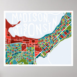 Poster de Madison, Wisconsin