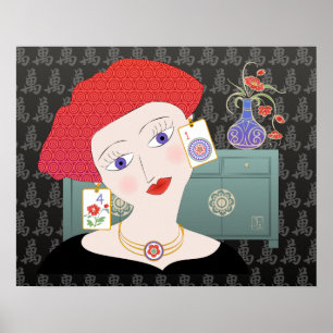 Poster de Mah Jongg Lady 01