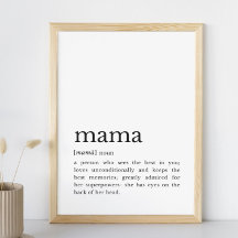 Poster de Mama Filipino Wall Art Philippines