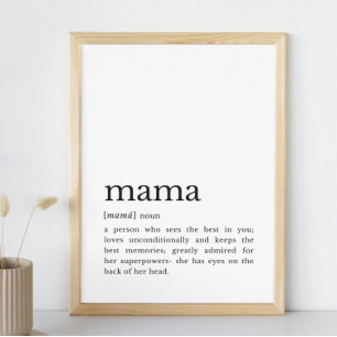 Poster de Mama Filipino Wall Art Philippines