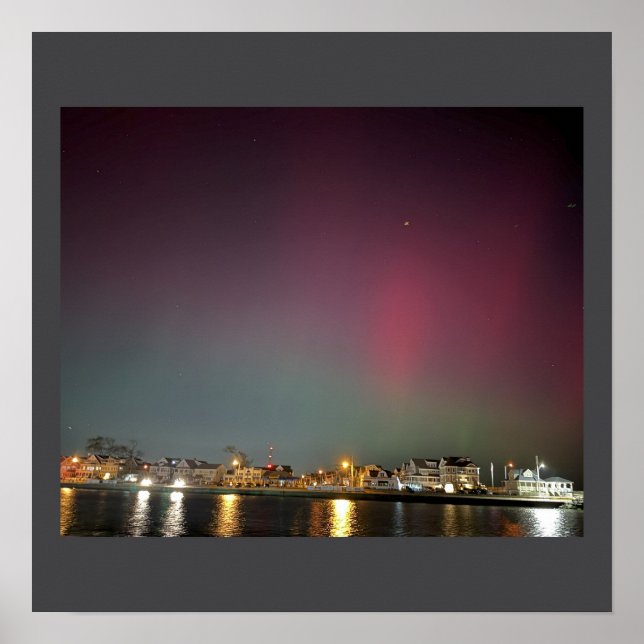 Poster de Manasquan Inlet Aurora Borealis (Devant)