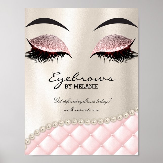 Poster de maquillage Eyelash Lashes (Devant)