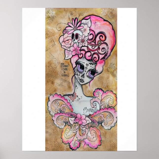Poster de Marie Antoinette, Dia de los Muertos (Devant)