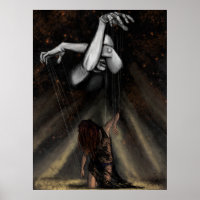 Poster de marionnette Femme en amour Imprimer - Pe