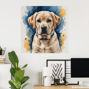 Poster de marionnettes Labrador   Art mur