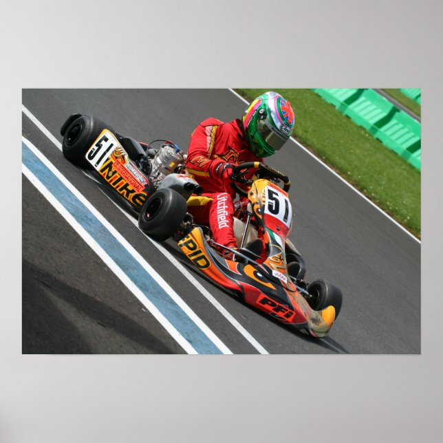 Poster de Mark Litchfield Karting (Devant)