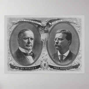 Poster de McKinley et Roosevelt