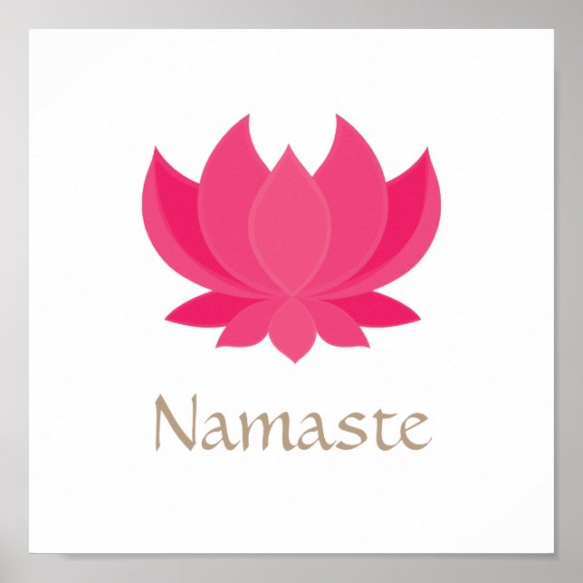 Poster de méditation Lotus Flower (Devant)