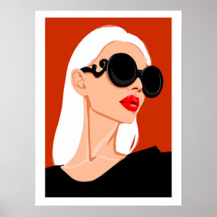Poster de mode, Art féminin, Appartement, OEuvre m