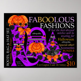 Poster de mode folie