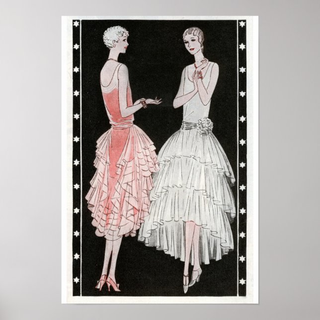 Poster de mode vintage (Devant)