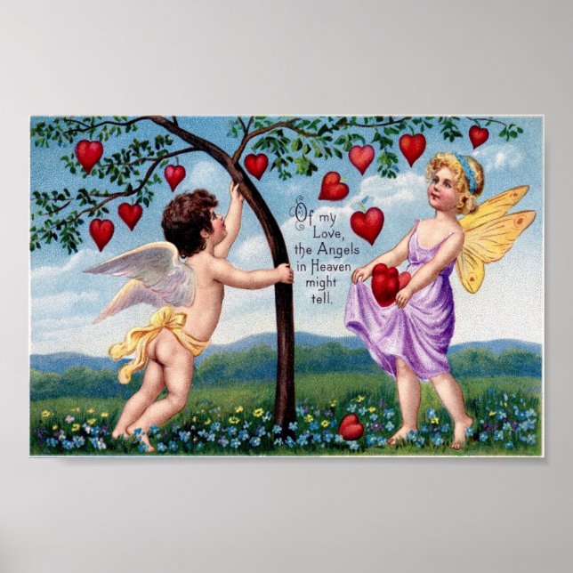 Poster De Mon Amour Les Anges Dans Le Ciel Pourraient Dir (Devant)