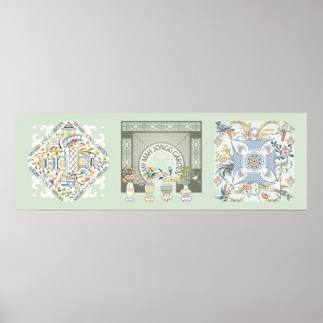 Poster de Mon Mah Jongg Garden (Devant)