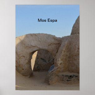 Poster de Mos Espa sur la planète Tatooine
