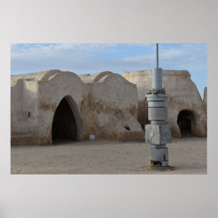 Poster de Mos Espa sur la planète Tatooine
