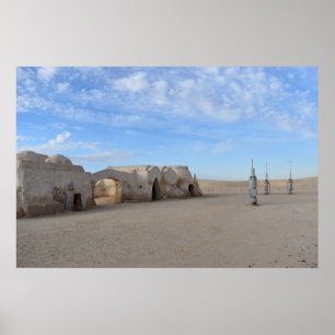Poster de Mos Espa sur la planète Tatooine