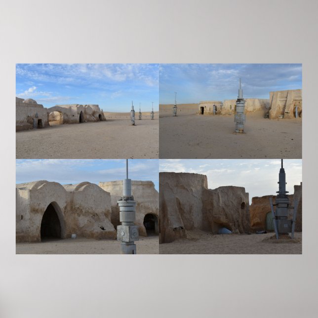 Poster de Mos Espa sur la planète Tatooine (Devant)