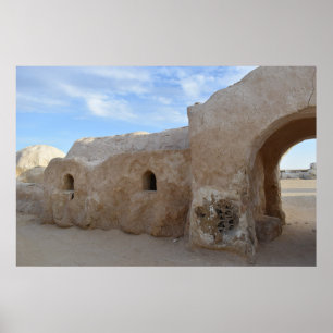 Poster de Mos Espa sur la planète Tatooine
