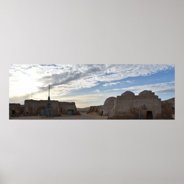 Poster de Mos Espa sur la planète Tatooine (Devant)