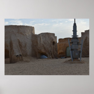 Poster de Mos Espa sur la planète Tatooine