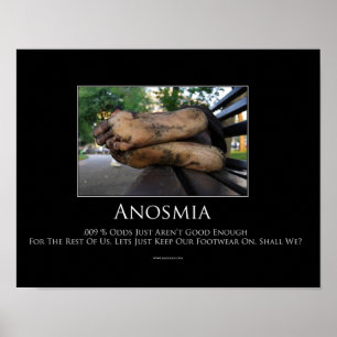 Poster de motivation Anosmia