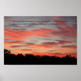 Poster de motivation de l'attitude du lever du sol