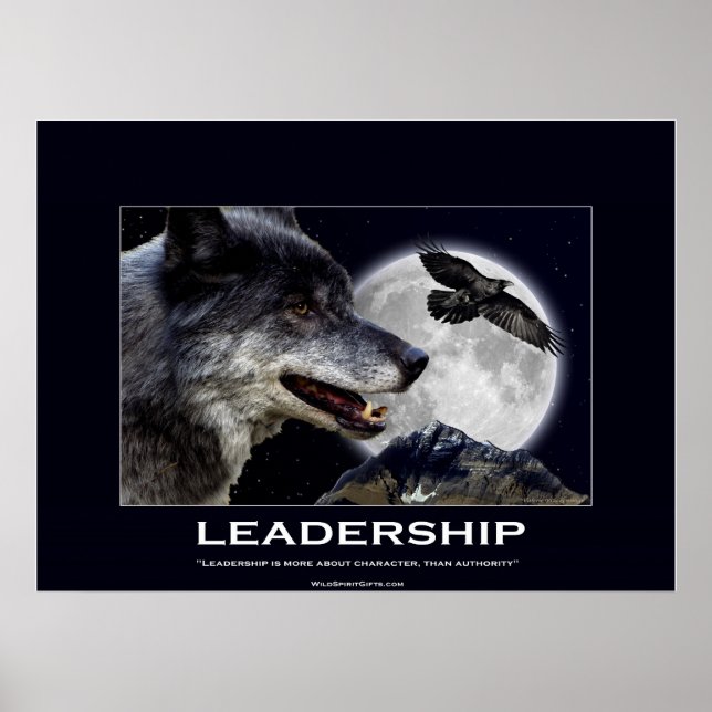 Poster de motivation du leadership (Devant)
