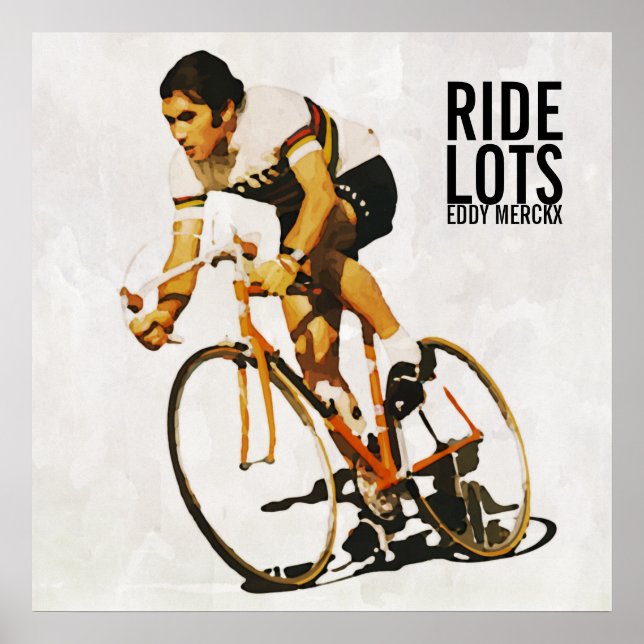 Poster de motivation Eddy Merckx (Devant)