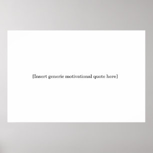 Poster de motivation générique