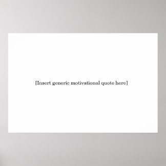 Poster de motivation générique