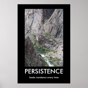 Poster de motivation persistant