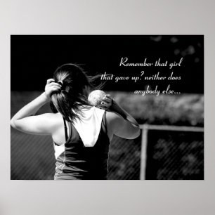 Poster de motivation pour lanceur de chaussures po