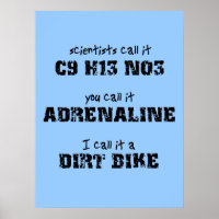 Poster de Motocross adrénaline Dirt Bike