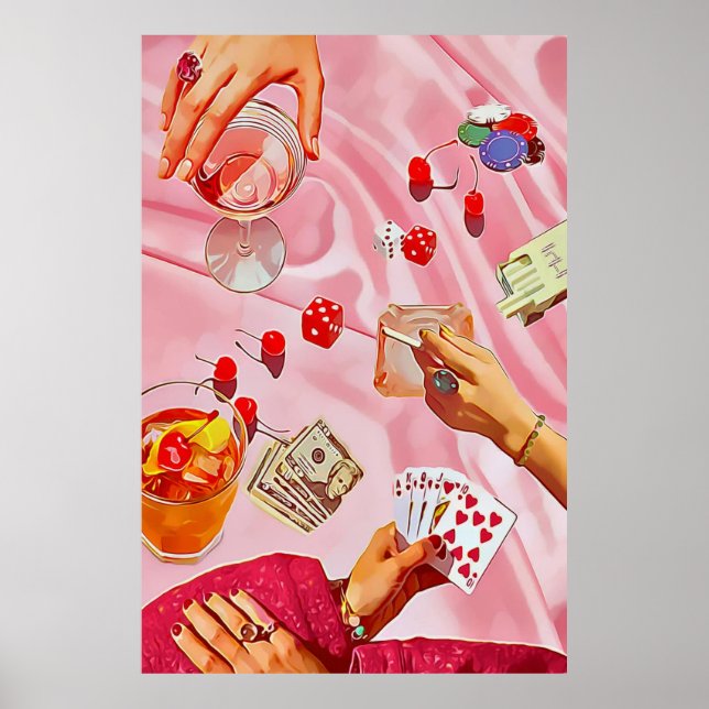 Poster de mur de cartes à jouer (Devant)