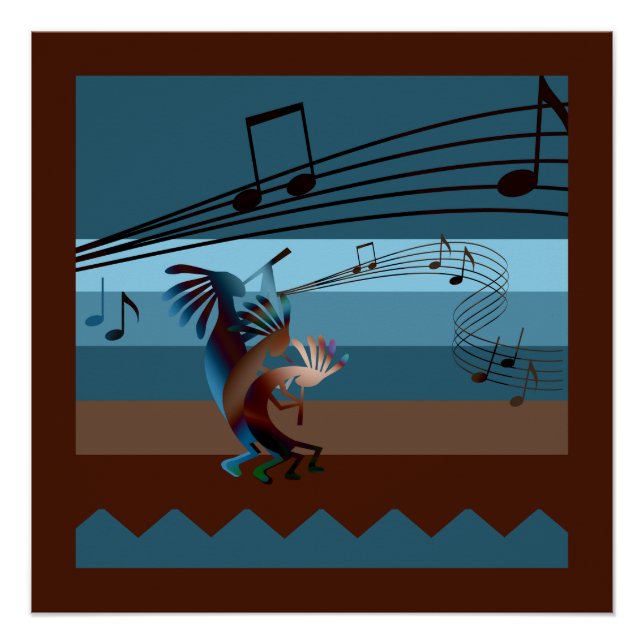 Poster de musique Kokopelli Sud-Ouest (Devant)