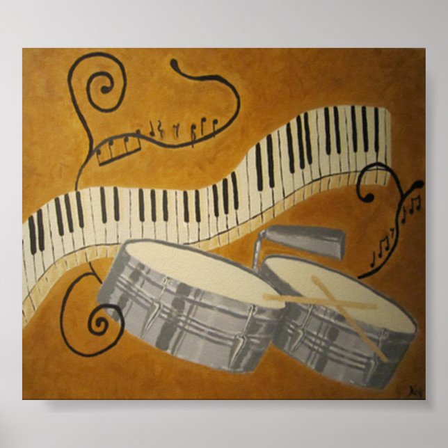 Poster de musique salsa (Devant)