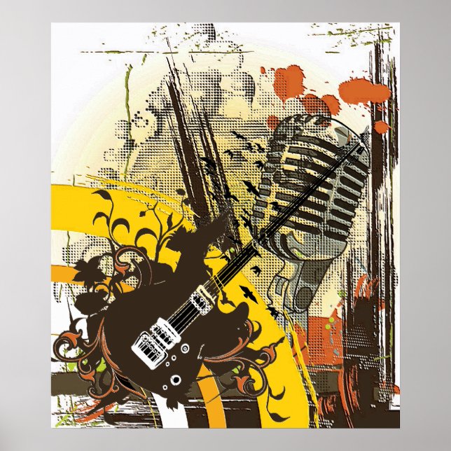 Poster de musique vintage (Devant)