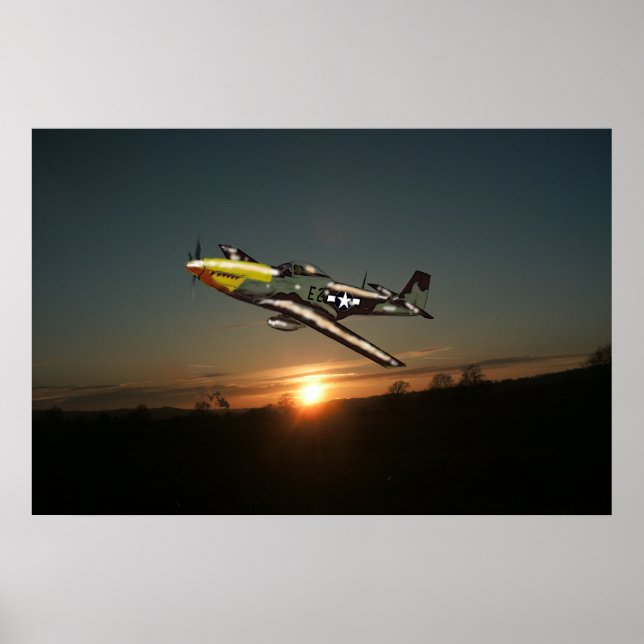 Poster de Mustang P51 (Devant)