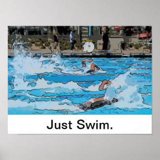 Poster de natation