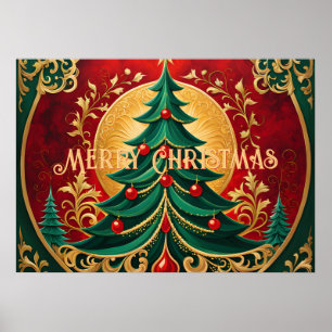 Poster de Noël Arbre