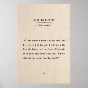Poster de Noël Charles Dickens