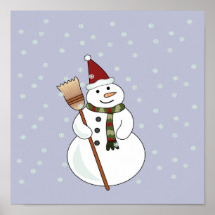 Poster de Noël Snowman