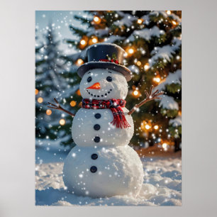 Poster de Noël Snowman