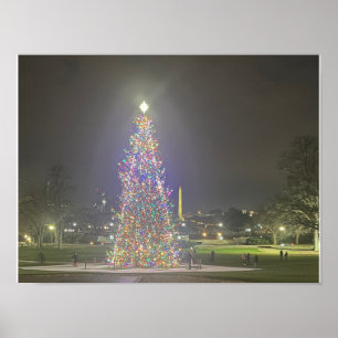 Poster de Noël US Capitol Washington DC