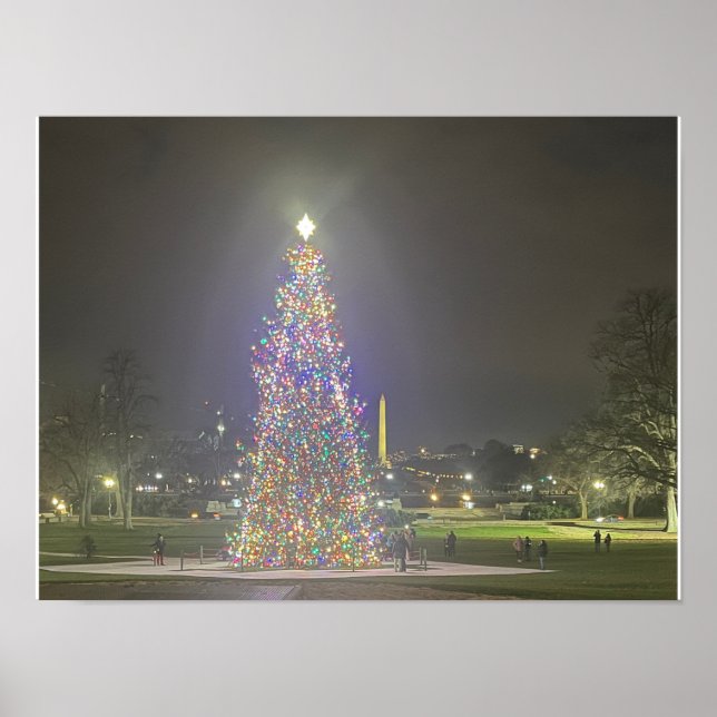 Poster de Noël US Capitol Washington DC (Devant)