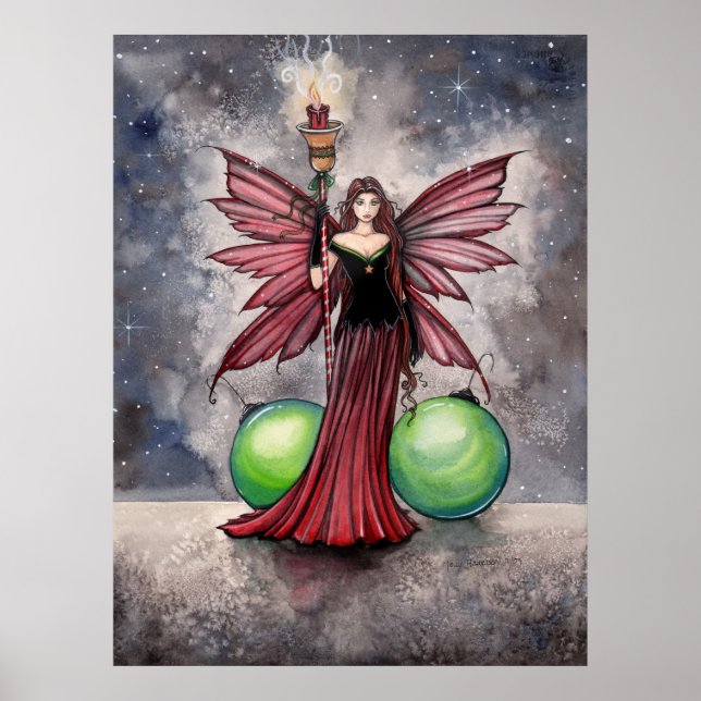 Poster de Noël Yule Fairy par Molly Harrison (Devant)